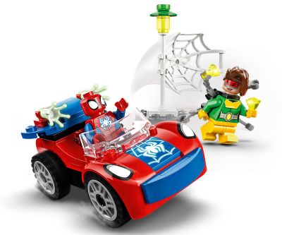 Конструктор LEGO Spidey 10789 Док Ок и колата на Спайдърмен