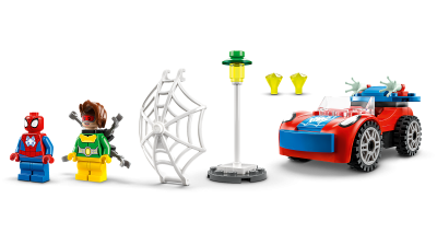 Конструктор LEGO Spidey 10789 Док Ок и колата на Спайдърмен