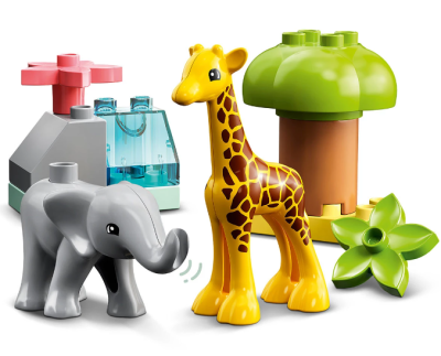 Конструктор LEGO DUPLO Town 10971 - Дивите животни на Африка
