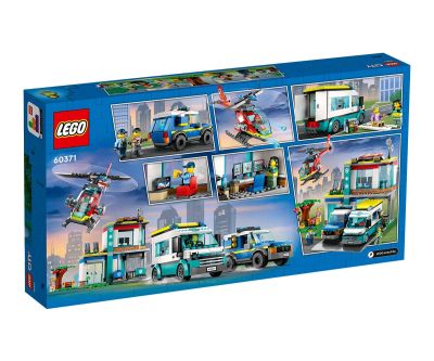 Конструктор LEGO City Police 60371 Щаб за спешна помощ