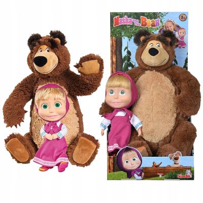 Комплект кукла Маша и плюшен мечок МАША И МЕЧОКА SIMBA 109301016