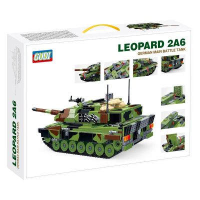 Конструктор Military Танк German Leopard 2A6 Main Battle Tank Gudi 6105 