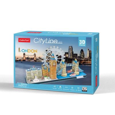 3D Пъзел CITY LINE LONDON CubicFun MC253h
