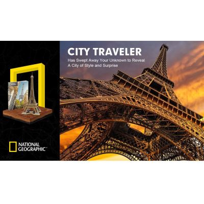 Пъзел 3D National Geographic Eiffel Tower (Paris) 80ч. CubicFun DS0998h