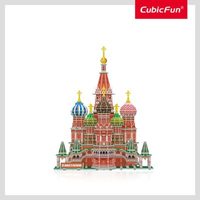 Пъзел 3D National Geographic St. Basil's Cathedral (Russia) 224ч. CubicFun DS0999h