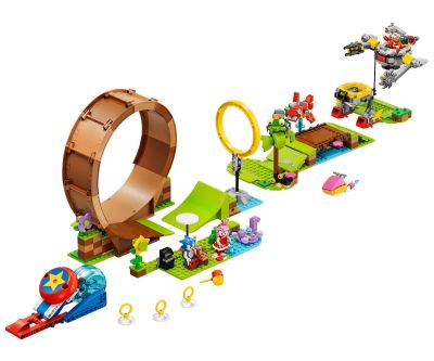 Конструктор LEGO Sonic the Hedgehog 76994 Соник игра с лупинги в зелената зона