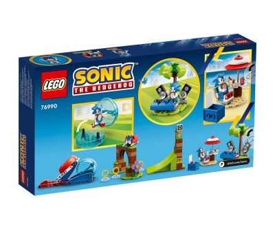 Конструктор LEGO Sonic the Hedgehog 76990 - Соник игра със сфери за скорост