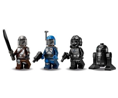 Конструктор LEGO Star Wars Mandalorian 75348 - Мандалорски изтребител срещу TIE Interceptor