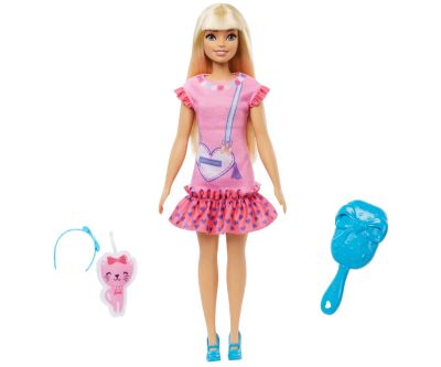 Кукла Barbie Моята първа Барби с котенце HLL19 