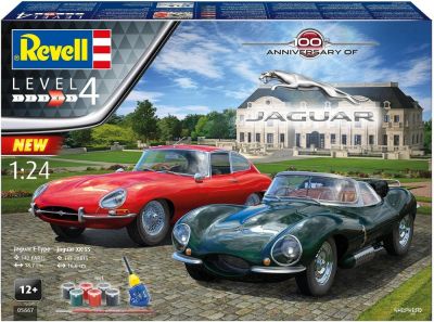 Комплект сглобяеми модели Revell 100 години Jaguar, 2 броя
