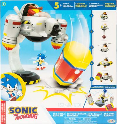 Мобилен боен комплект Sonic The Hedgehog Egg Jakks Pacific 414444
