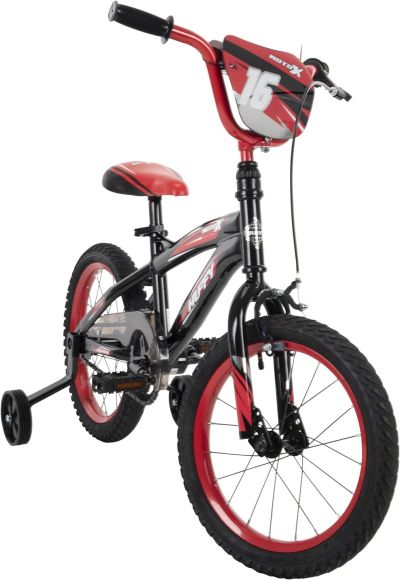 Детски велосипед с помощни колела Moto X Huffy 16" - 71809W 