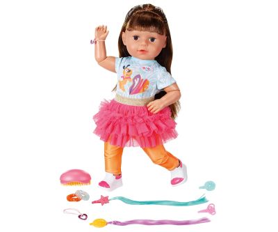 Кукла BABY born Sister Play & Style брюнетка 43см Zapf Creation 833025