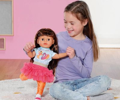 Кукла BABY born Sister Play & Style брюнетка 43см Zapf Creation 833025
