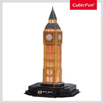Пъзел 3D Big Ben London Night Edition с LED светлини CubicFun L537h 