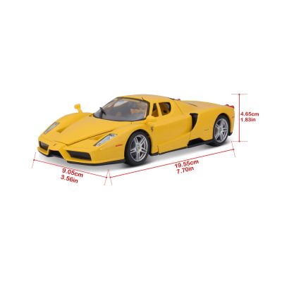 Метална кола Ferrari Enzo Bburago 1:24 жълт - 18-26006