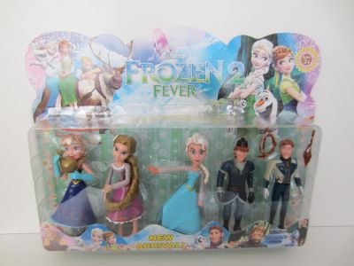 Frozen Фигурки герои от Леденото кралство 5 броя