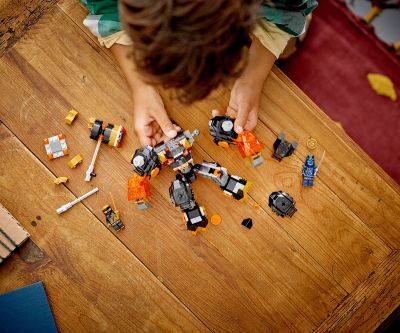 Конструктор LEGO NINJAGO 71806 Елементният земен робот на Коул