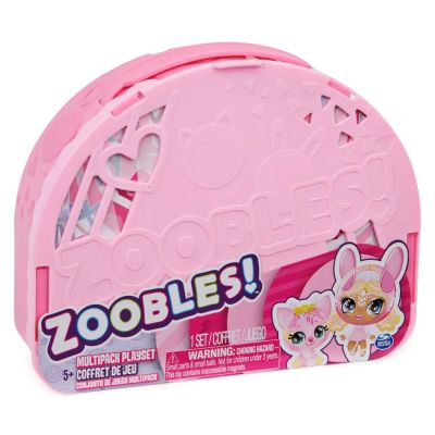ZOOBLES Чанта с трасформиращи се 2 топчета животинчета и топче Z-Girlz