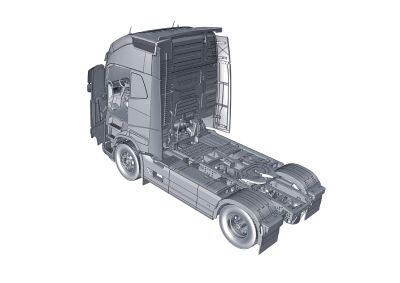 Сглобяем камион VOLVO FH16 GLOBETROTTER XL 1/24 ITALERI 3940