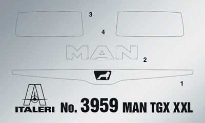 Сглобяем камион MAN TGX 18.500 XXL Lion Pro Edition 1/24 ITALERI 3959