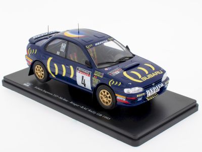 Метална кола Subaru Impreza 555 RAC Rally GB 1995 Hachette 522 McRae-Ringer