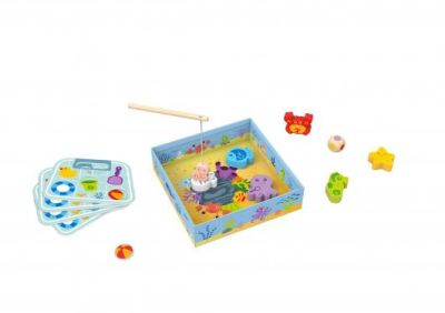 Дървена игра риболов Tooky Toy TK347