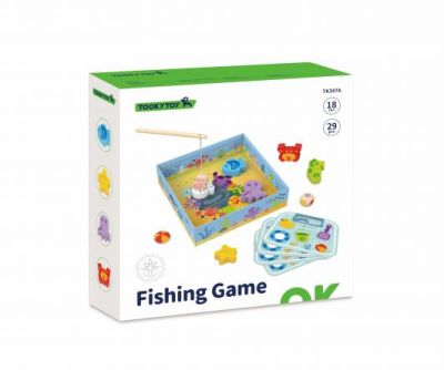 Дървена игра риболов Tooky Toy TK347