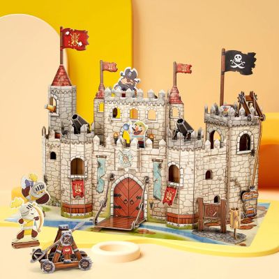 3D Пъзел Замък Pirate Knight Castle CubicFun P833h 