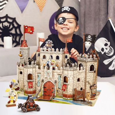 3D Пъзел Замък Pirate Knight Castle CubicFun P833h 