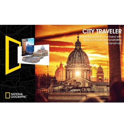 3D Пъзел National Geographic Vatican St.Peter's Basilica CubicFun DS0997h 