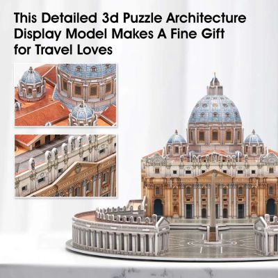 3D Пъзел National Geographic Vatican St.Peter's Basilica CubicFun DS0997h 