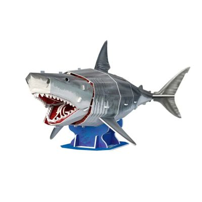 3D Пъзел National Geographic Голяма бяла акула CubicFun DS1098h 
