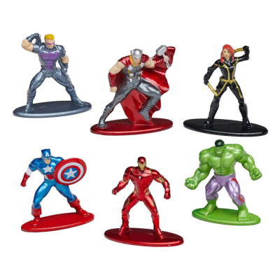 Комплект метални фигури Marvel Avengers Jada 253224001