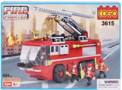 Конструктор пожарен автомобил 424ч.