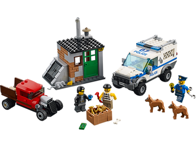 Lego City - Полицейски патрул с куче 60048