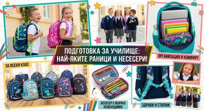 Ученически раници и несесери – как да изберем най-добрия модел за детето?