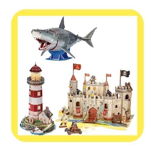 3D пъзели за деца и възрастни