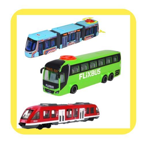 Автобуси и трамваи за деца