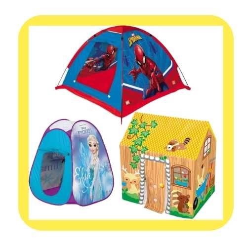 Детски палатки и тенти за игра 2–8 г.