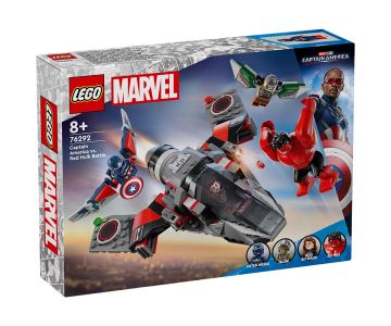 Конструктор LEGO Marvel Super Heroes 76292 Битка на Капитан Америка срещу Червения Хълк