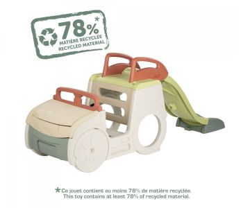 Градинска кола пързалка за приключения Adventure Car Smoby Life 7600840207