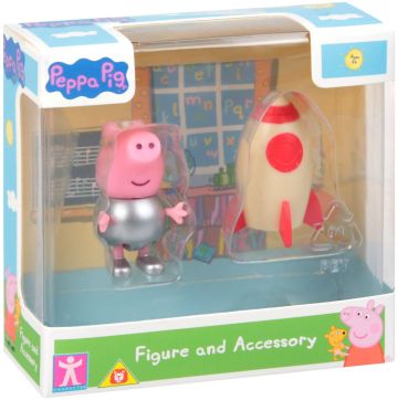 Фигурка на прасето Джордж с аксесоар PEPPA PIG  