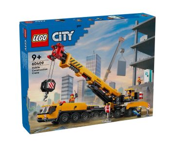 Конструктор LEGO City 60409 Жълт подвижен строителен кран