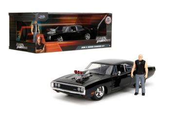 Метален автомобил Dodge Charger с фигурка Dom Fast & Furious 1:24 Jada 253205006 