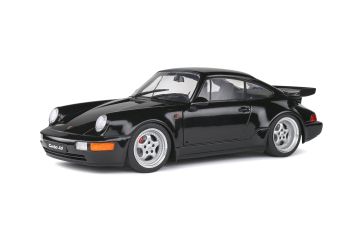 Метален автомобил Porsche 911 Turbo 3.6 Black 1993 SOLIDO 1:18 - 1803404 