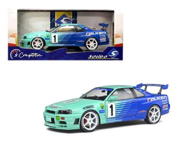 Метален автомобил Nissan Skyline GT-R JGTC 2001 1999 SOLIDO 1:18 - 1804304 