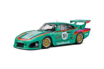 Метален автомобил Porsche 935 K3 #51 Vaillant Green 1977 SOLIDO 1:18 - 1807205