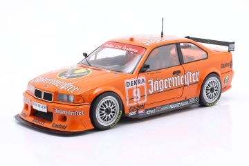 Метална кола BMW 325i Coupe E36 DTM Jagermeister #9 1993 WERK83 W1800701 - 1:18
