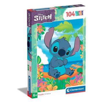 Детски пъзел Stitch 104ч.CLEMENTONI 25755